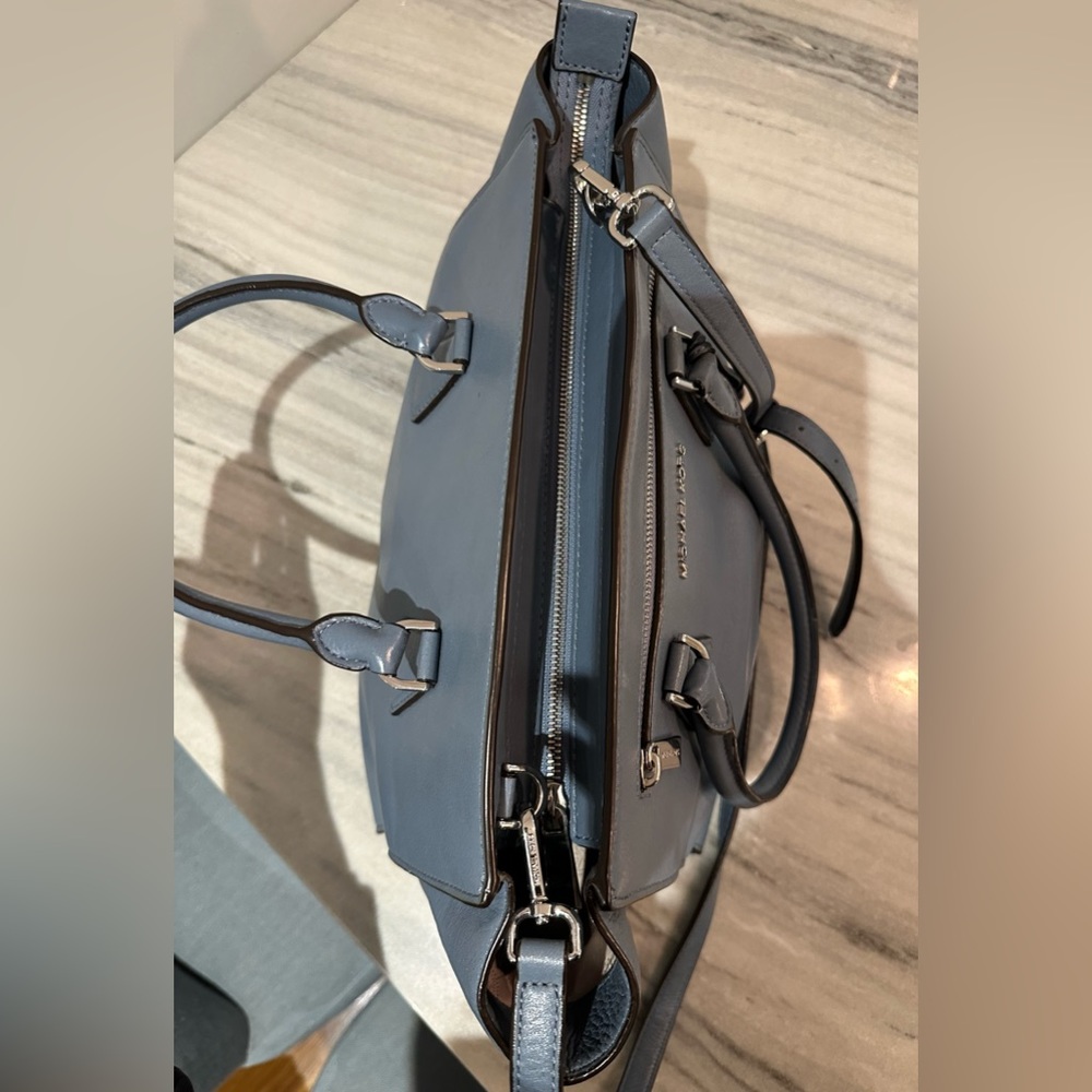 Michael Kors Medium Selma Satchel - Rare Slate Blue - Picture 8 of 16